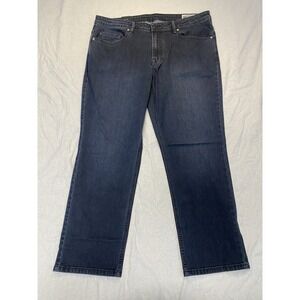 Buffalo David Bitton Jackson Slim Straight Jeans Mens 36x29 Dark Wash NWT